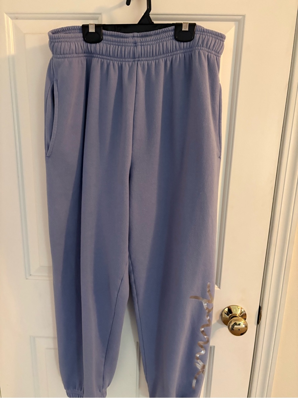 PINK Victoria's Secret Lavender Track Joggers